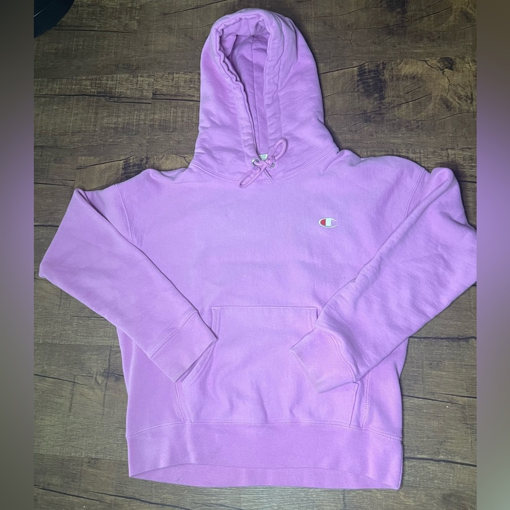 Pink Champion hoodie